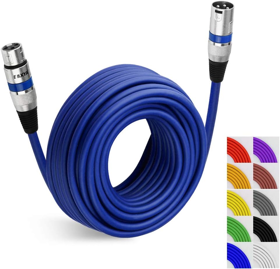 50 Ft 4 Pack XLR Microphone Cable M487