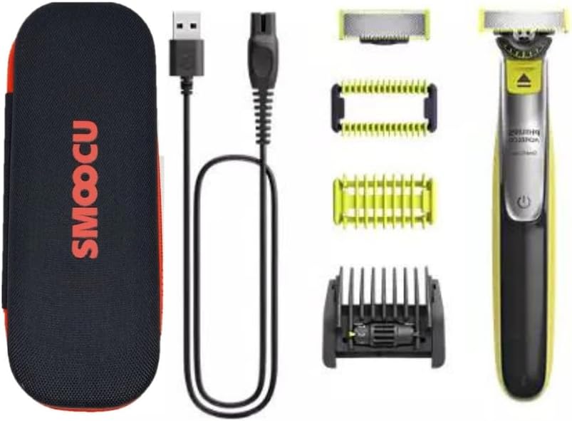 Electric Trimmer and Shaver Kit with Smoocu Case P954427