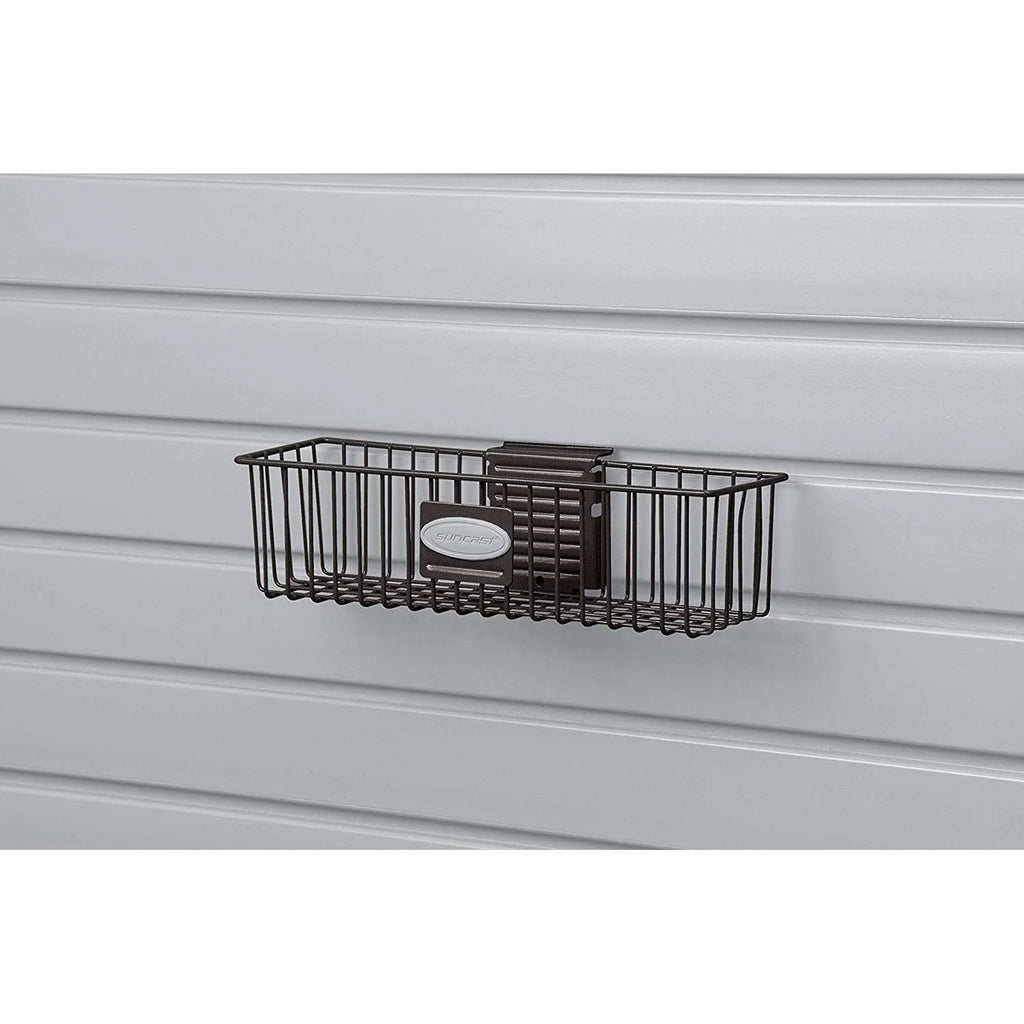 Black 2 Pack Metal Wire Shelf Basket Q7823