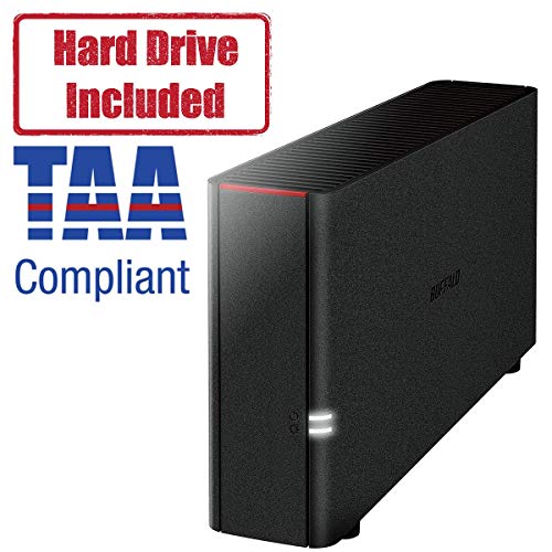 4TB 1-Bay NAS Network Attached Storage with HDD Hard Drives V213867