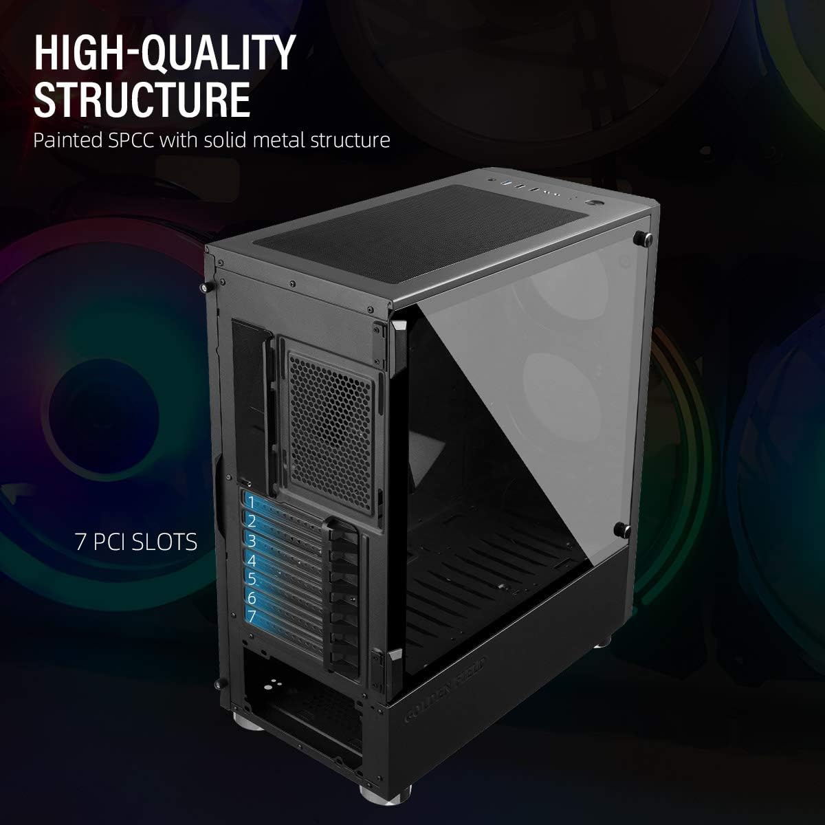 ATX Gaming PC Case with Side Window E671265