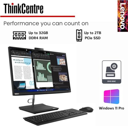 23.8" FHD Display All-in-One Computer, 16GB RAM, 512GB PCIe SSD, Windows 11 Pro D7453