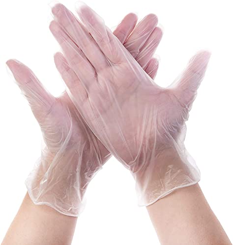 Clear Vinyl Exam Gloves, Extra-Large, Pack of 1000 F84984