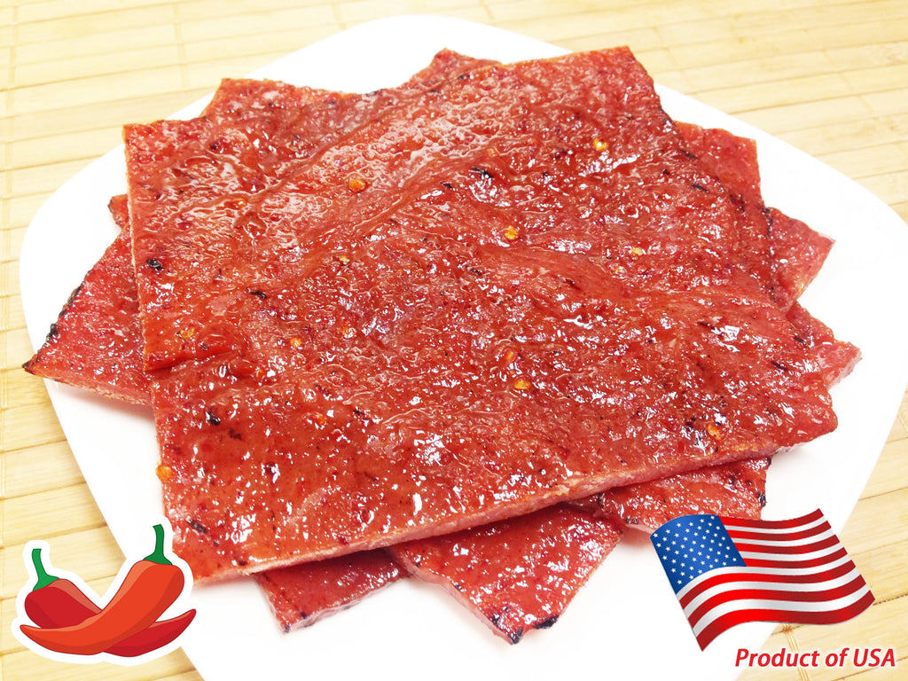 Fire-Grilled Pork Jerky Spicy Flavor 8 oz R8533