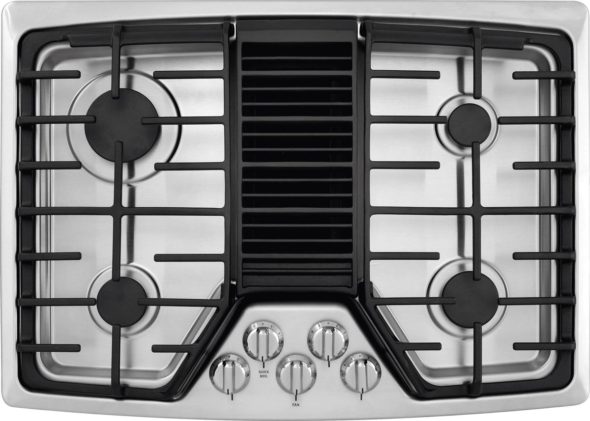 30x22 Gas Downdraft Cooktop Stainless Steel P723