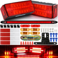 LED Submersible Rectangular Trailer Tail Light Kit U2291