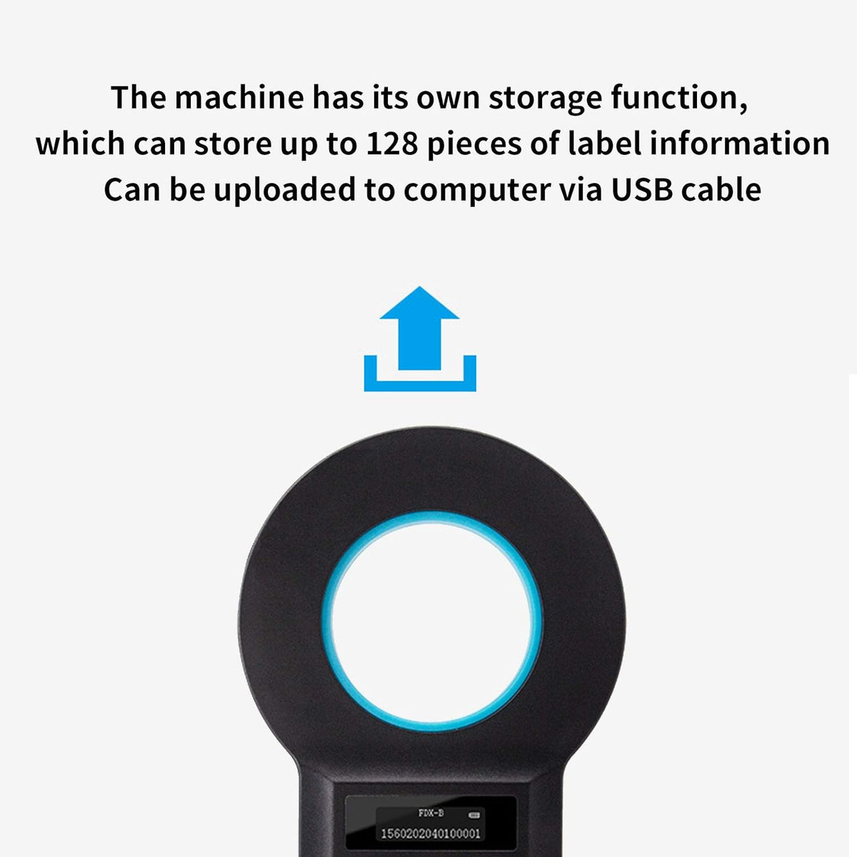 Bluetooth RFID Animal Microchip Scanner U75618