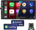 Double Din Car Stereo with Bluetooth and Backup Camera Q658