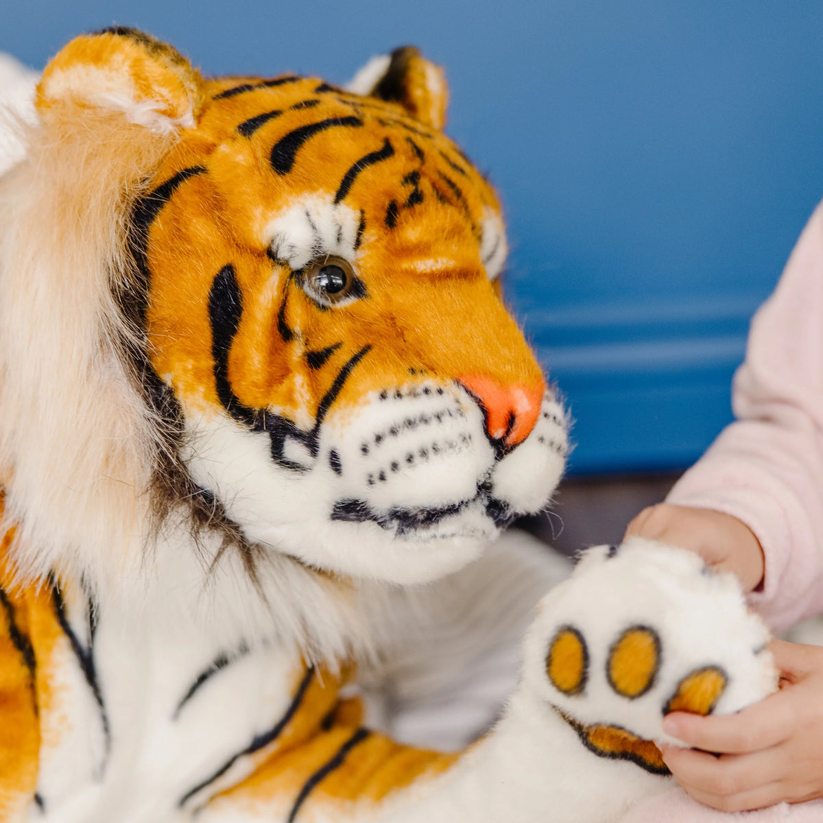 Giant Tiger Stuffed Animal Over 5 Feet Long C9240