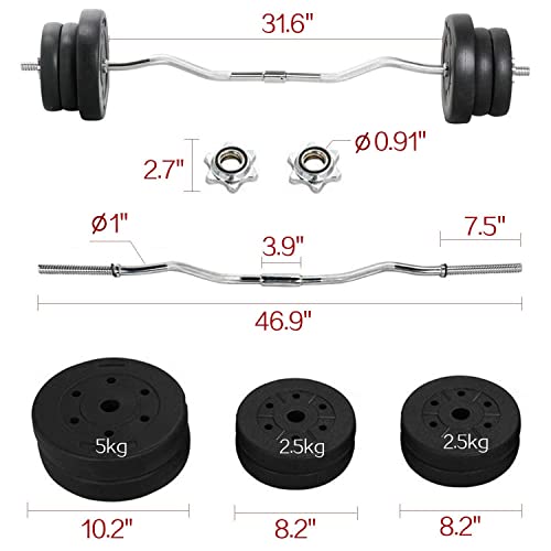 Barbell Weight Set 55LB V521