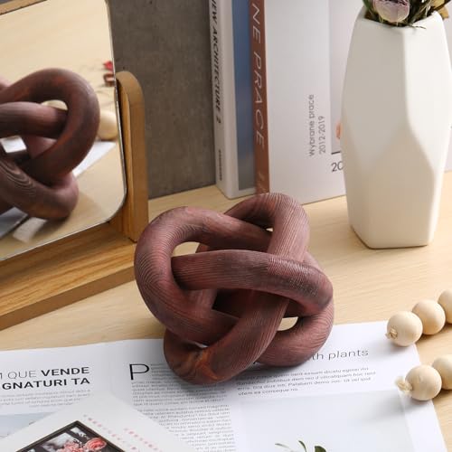 Black Wood Chain Link Decor V782360