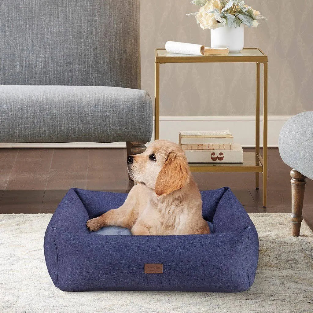 Brown 4-Sided Bolster with Ortho Base and Removable Cover S181