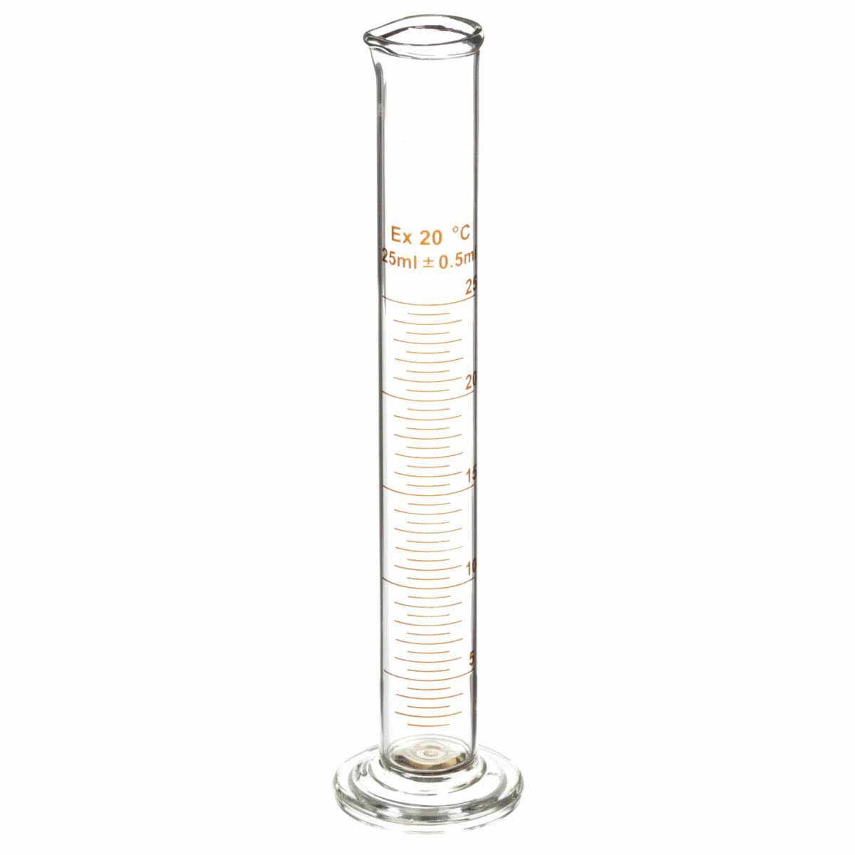 25mL Glass Graduated Cylinder F433489