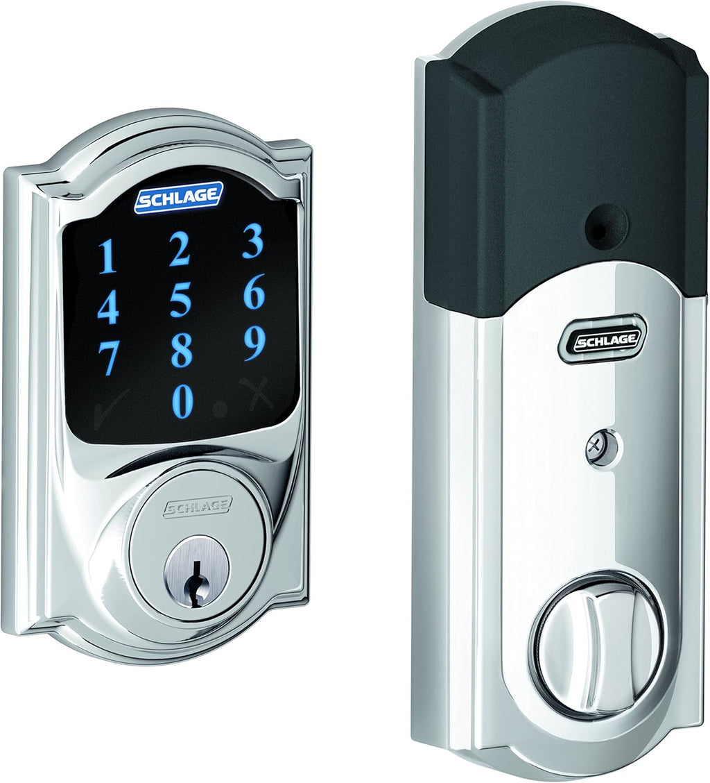 Aged Bronze Touchscreen Deadbolt Smart Lock with Alarm N811838