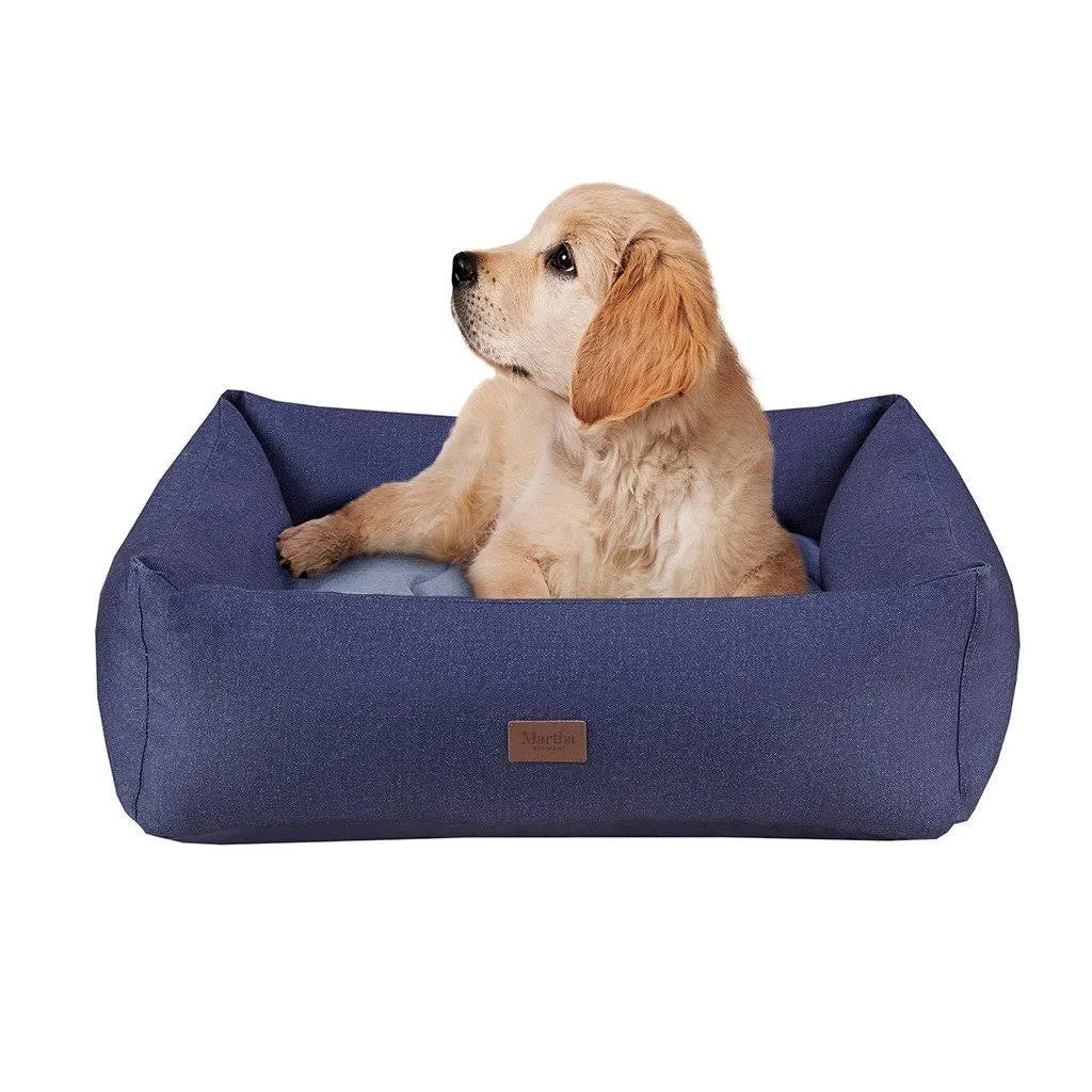 Brown 4-Sided Bolster with Ortho Base and Removable Cover S181