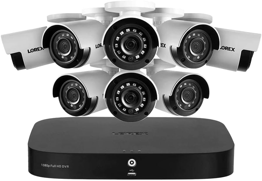 1080p HD 8-Channel 1TB Wired DVR Security System with 4 Bullet Cameras S501