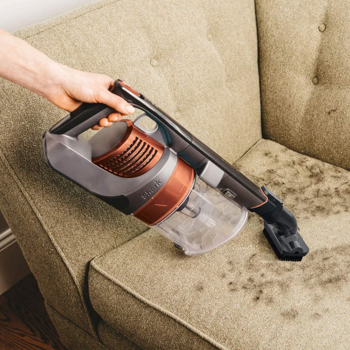 Lightweight Cordless Rechargeable Handheld Upright Stick Vacuum Cleaner with Crevice Tool & Duster Brush V34441