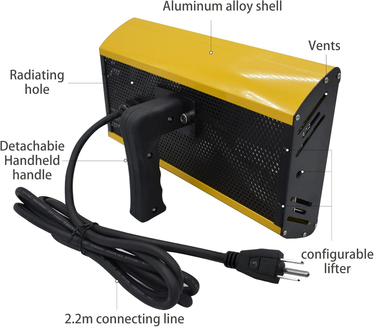 2000W Short Wave Infrared Paint Curing Lamp W36935