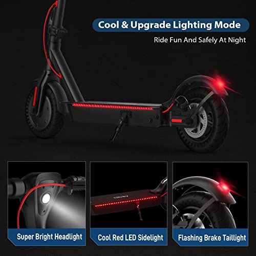 Electric Scooter with 500W Motor, 19 MPH, 25 Miles Range, Folding L823056