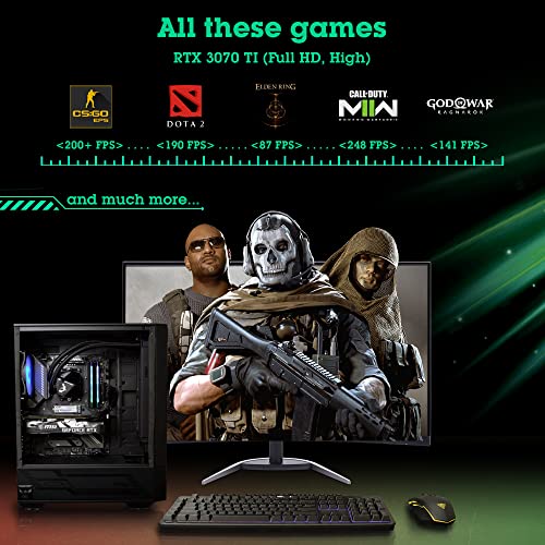 AMD Ryzen 5 5600G 16GB 512GB SSD Desktop Gaming Computer R61515
