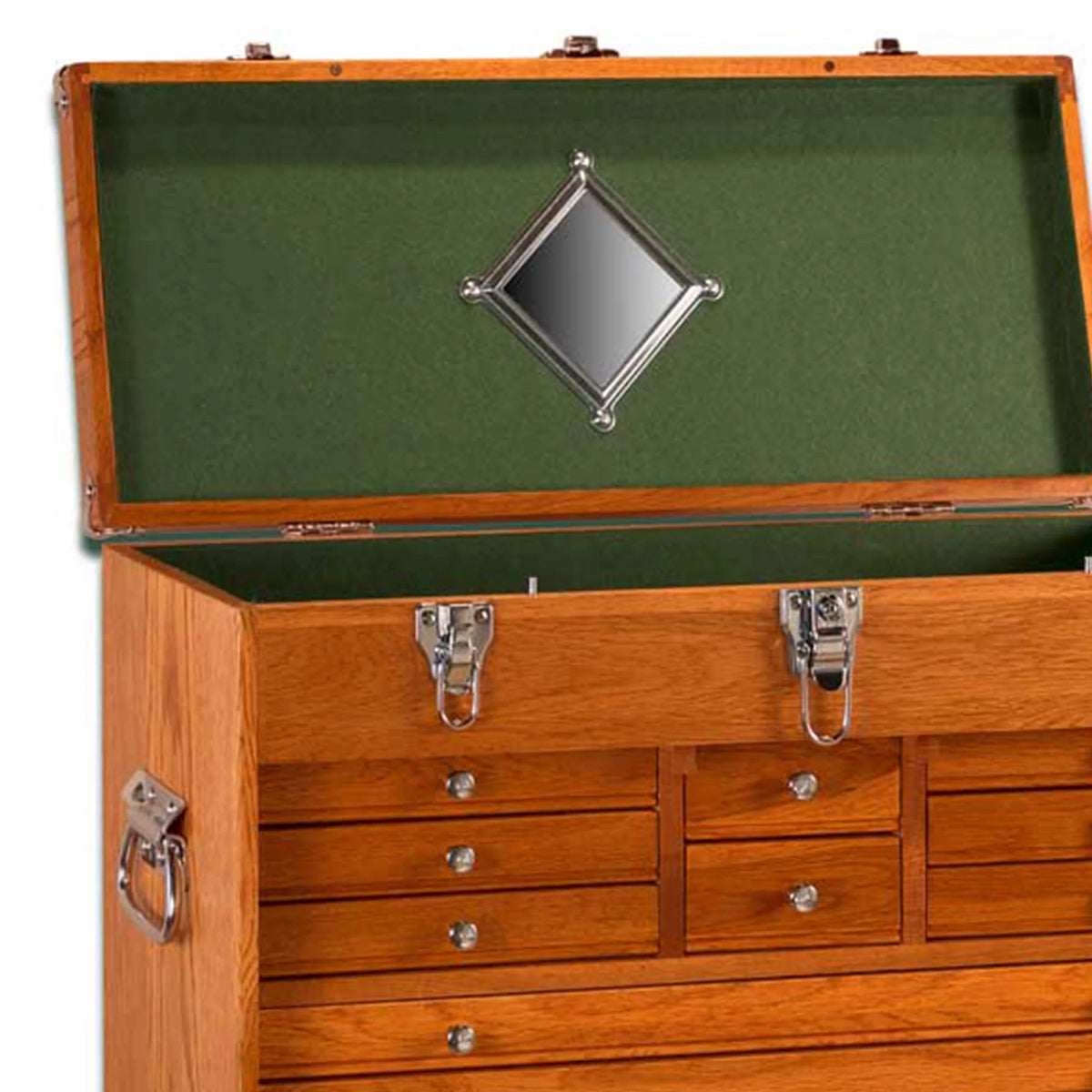 Red Oak 11-Drawer Top Chest Z127