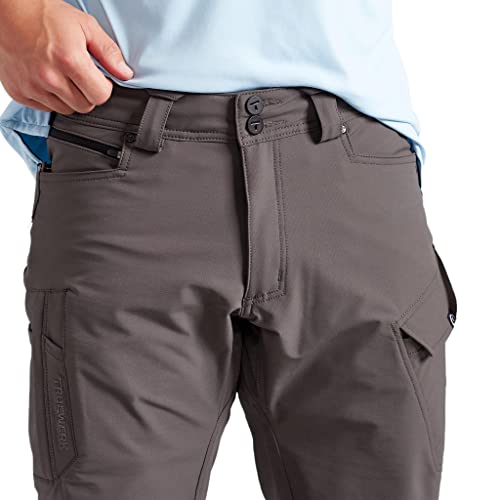 Relaxed Fit Lightweight Water Resistant Cargo Pants with 4-Way Stretch T443457