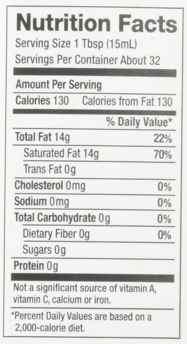 Organic Liquid Coconut Oil, 16-ounce D641