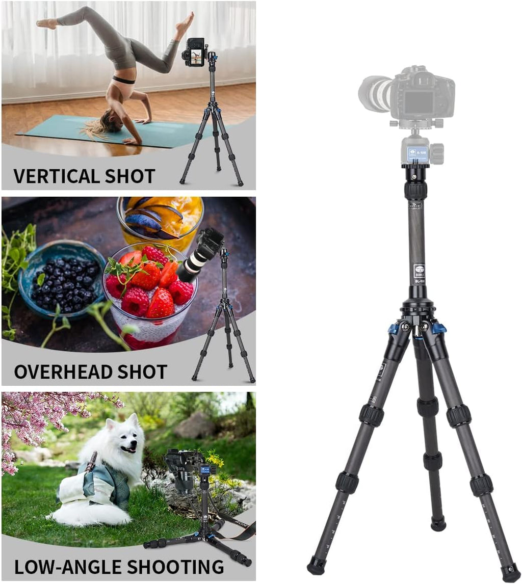 Carbon Fiber Mini Tripod with Center Column I93201