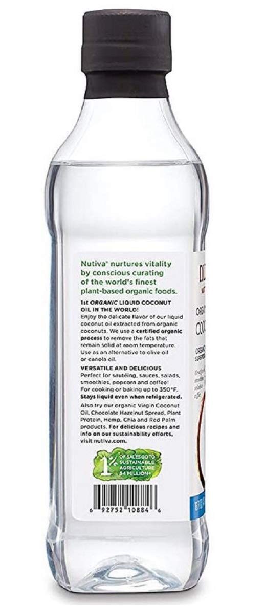 Organic Liquid Coconut Oil, 16-ounce D641