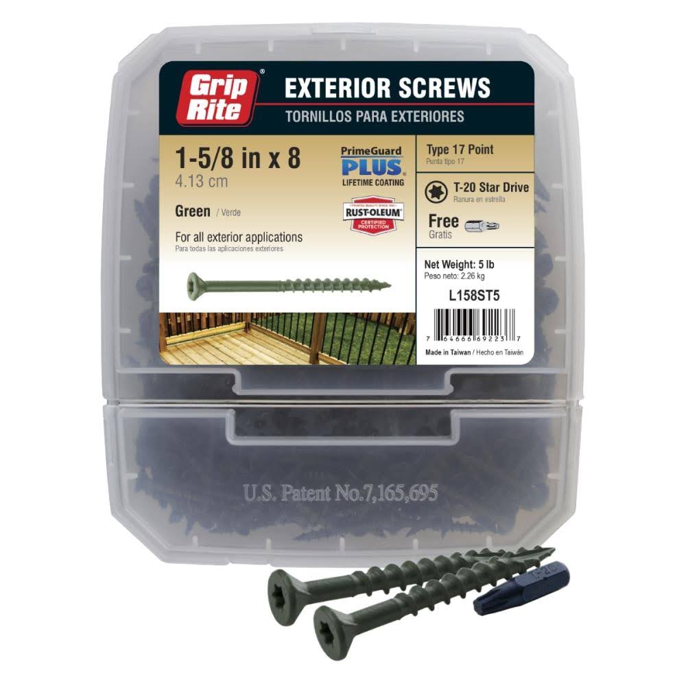 1.625 in. 5 lbs No.8 Star Bugle Head Deck Screws G528