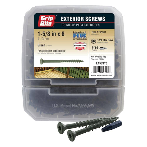 1.625 in. 5 lbs No.8 Star Bugle Head Deck Screws G528
