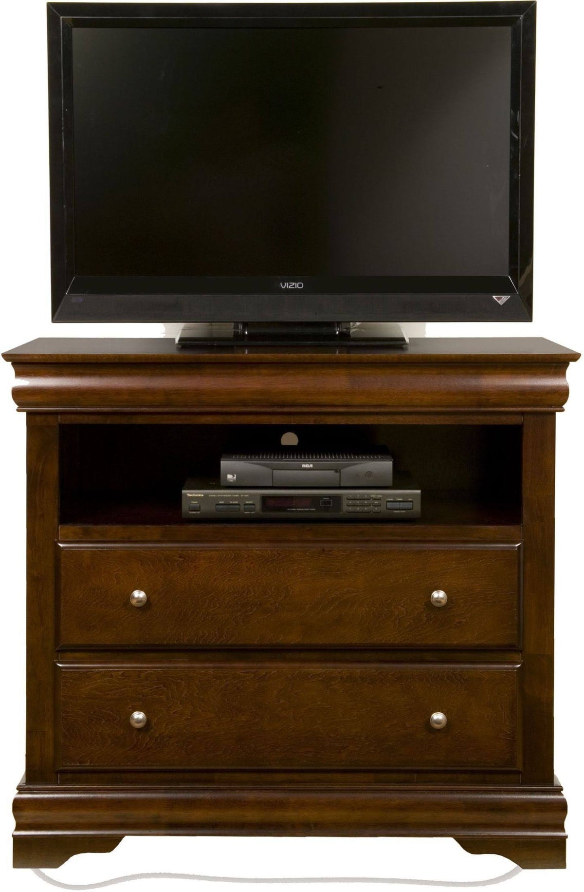 2 Drawer TV Media Chest Cappuccino S8836