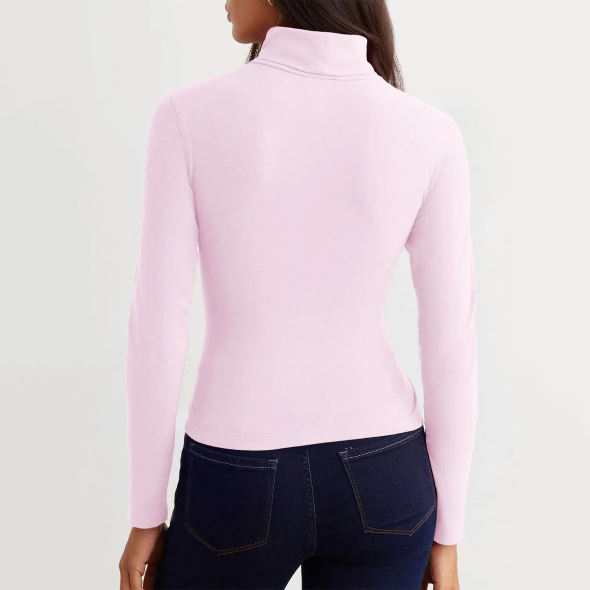 Long Sleeve V Neck Crop Top F83374