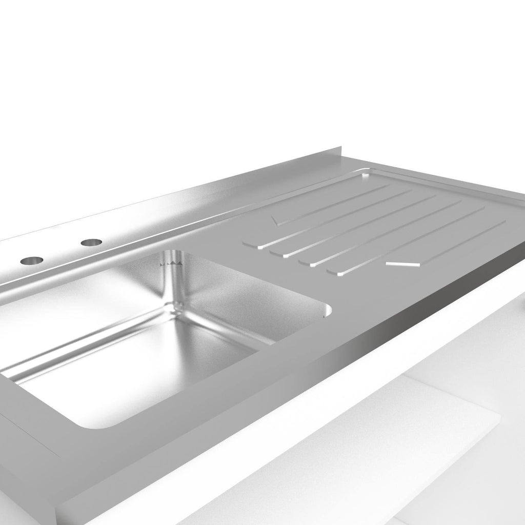 Espresso Utility Sink Cabinet W1865
