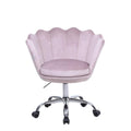 Pink Upholstery Task Chair with Adjustable Height N7349