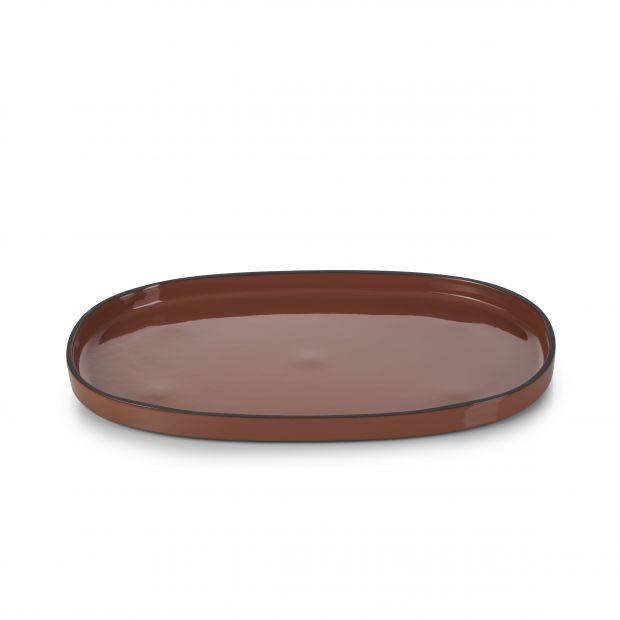 Large Oval Service Plate 7 Colors U39026