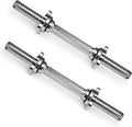 Threaded Dumbbell Handles Adjustable Dumbbell Bar Handles 1 inch Standard Weight Plate Pair P347653