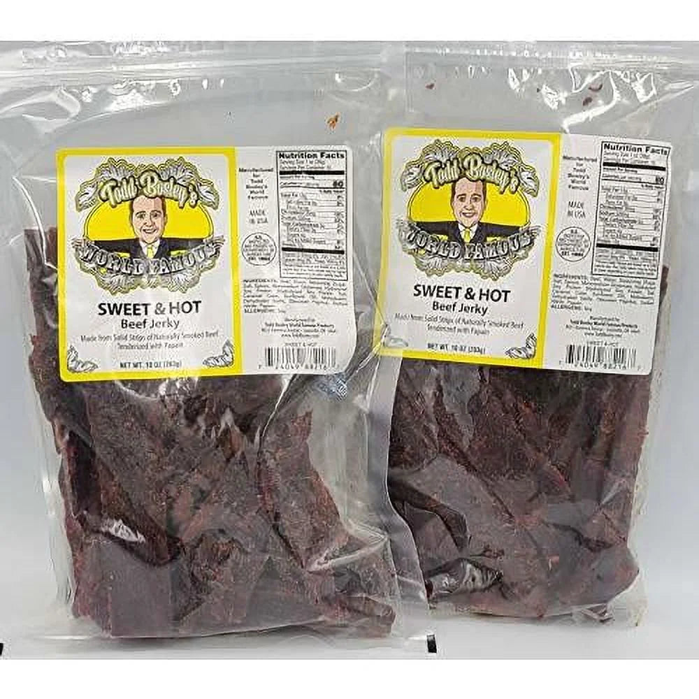 10 Oz Sweet & Hot Jerky 2 Pack A8965