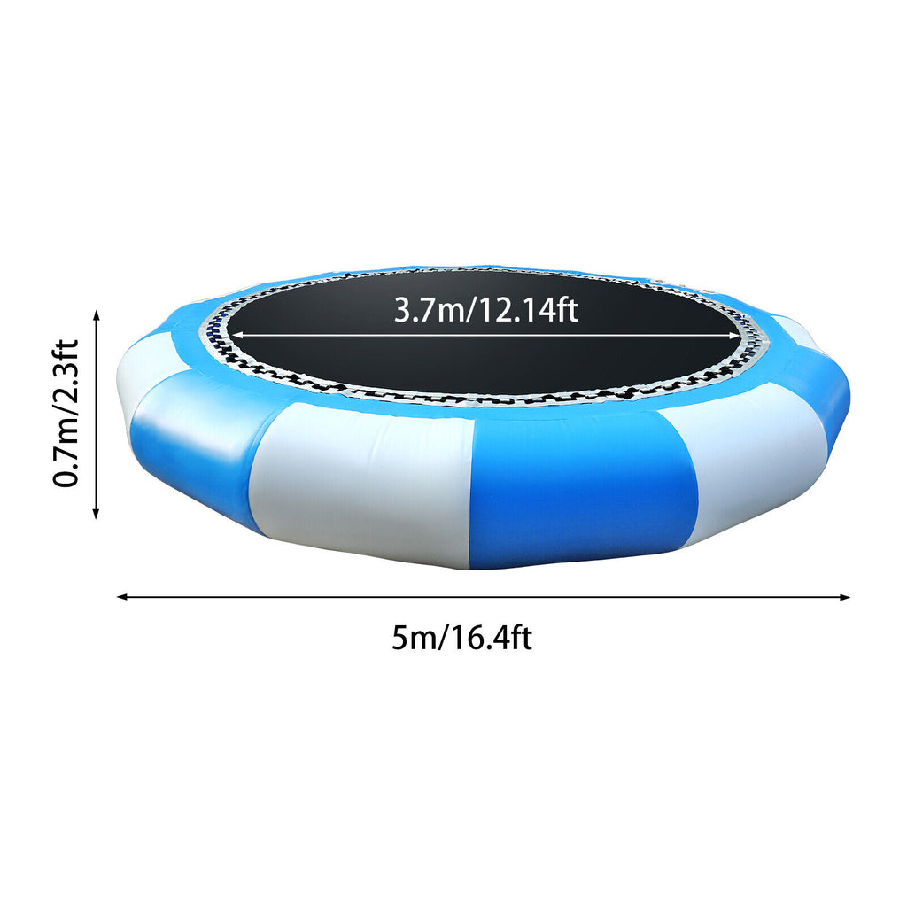 17-ft Inflatable Water Trampoline Floating Island J4932