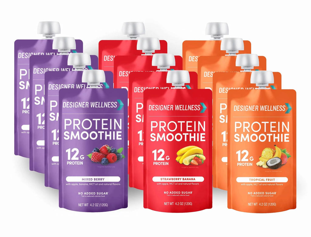 Protein Smoothie 12 Count Variety Pack 12g Protein Gluten-Free V9559