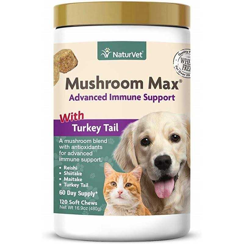 Mushroom Max Immune Support Soft Chews for Dogs & Cats G7109