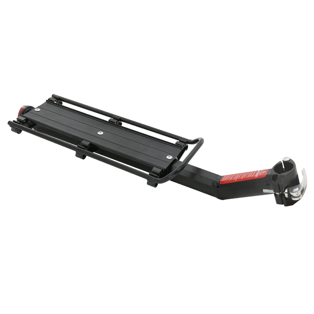 Rear Bike Rack Aluminium Alloy Luggage Carrier with Reflector K381293