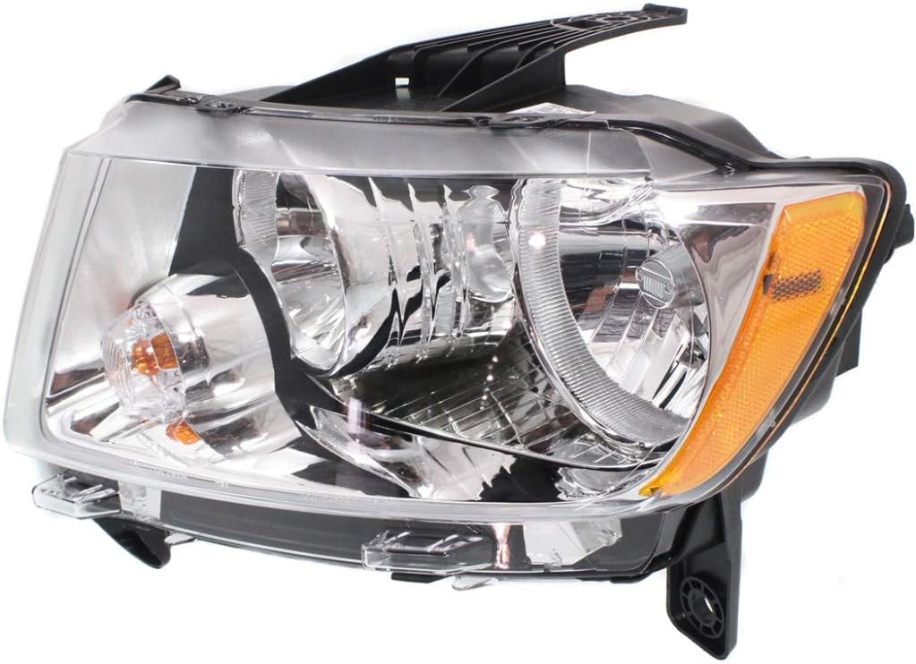 Headlight Assembly Pair for Jeep Grand Cherokee 2011 2012 2013 Halogen O880274