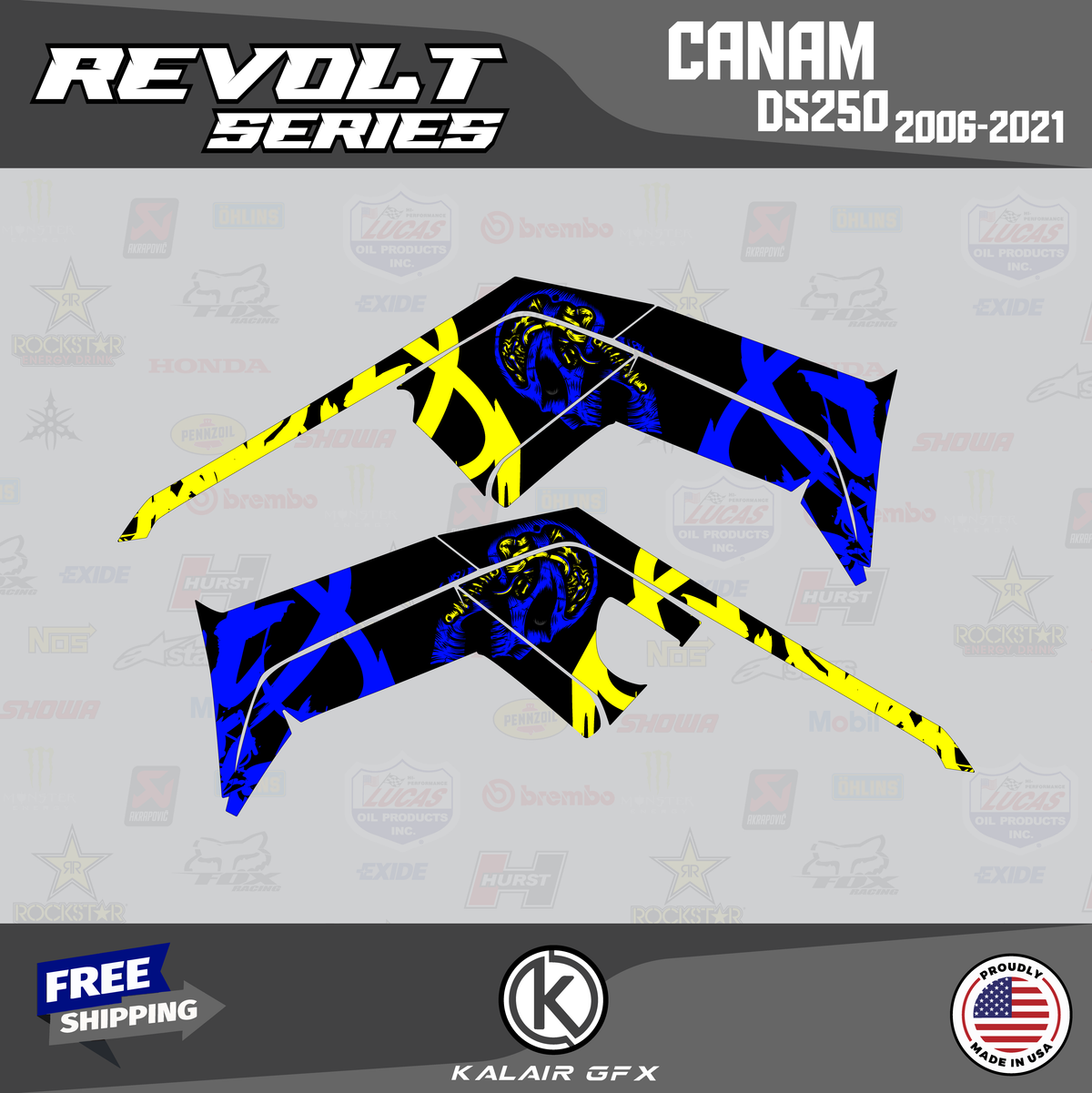 GFX Graphics Kit for Canam DS250 (2006-2021) Q53538