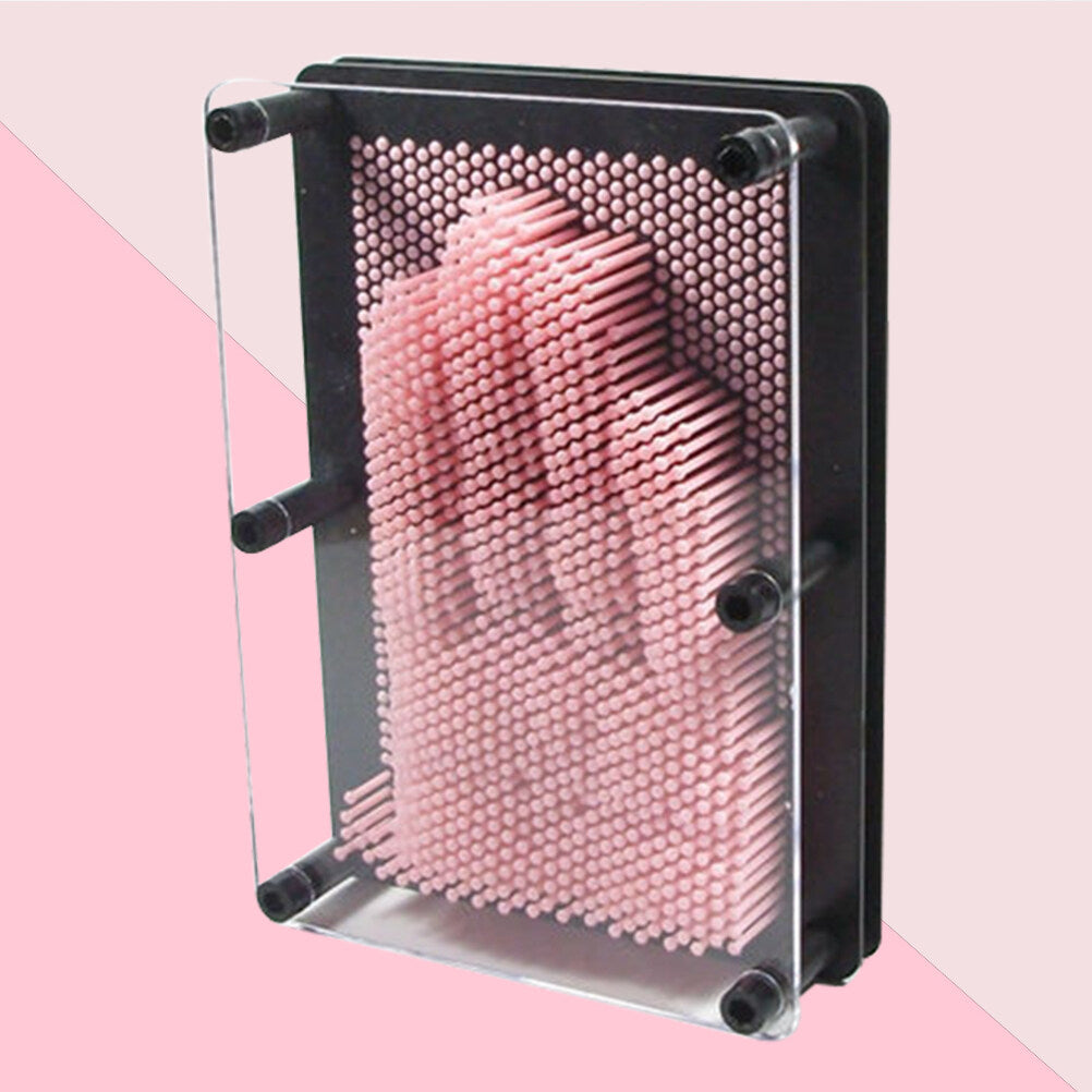 Pink 3-Dimensional Pin Art Board Toy W2784
