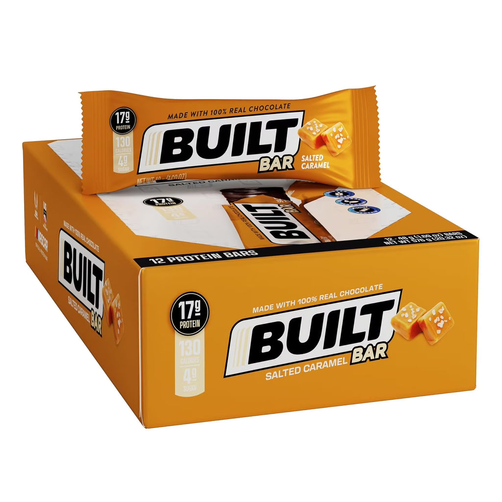 Salted Caramel Protein Bar, Gluten Free, 12 Count T89321