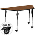 Oak Trapezoid Activity Table Q815