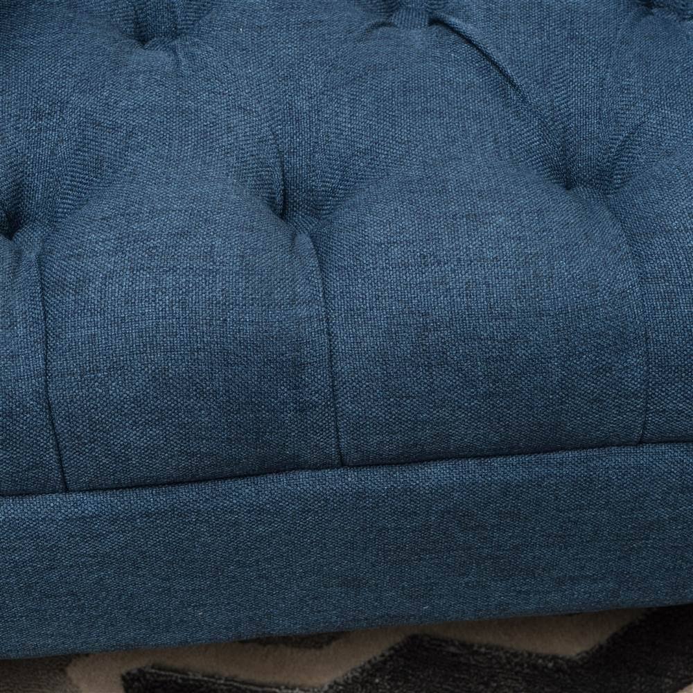 Tufted Club Chair in Dark Blue Q4932