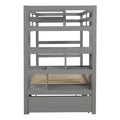 Twin Over Twin Bunk Bed with Stairs L3730