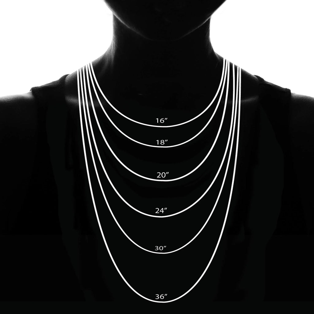 14k Tri 3 Color Gold Polished Solid 1.7mm Twisted Mirror Chain Necklace with Spring Ring Clasp - 20" L495489